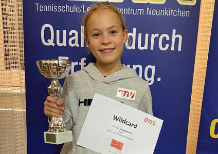 3. Platz für Lea Haider Maurer beim U10 ÖTV Kat II